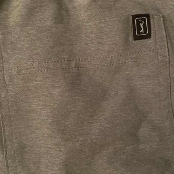 PGA tour men’s XL gray shorts - 7in inseam - drawstring - pockets - like new - Picture 5 of 6